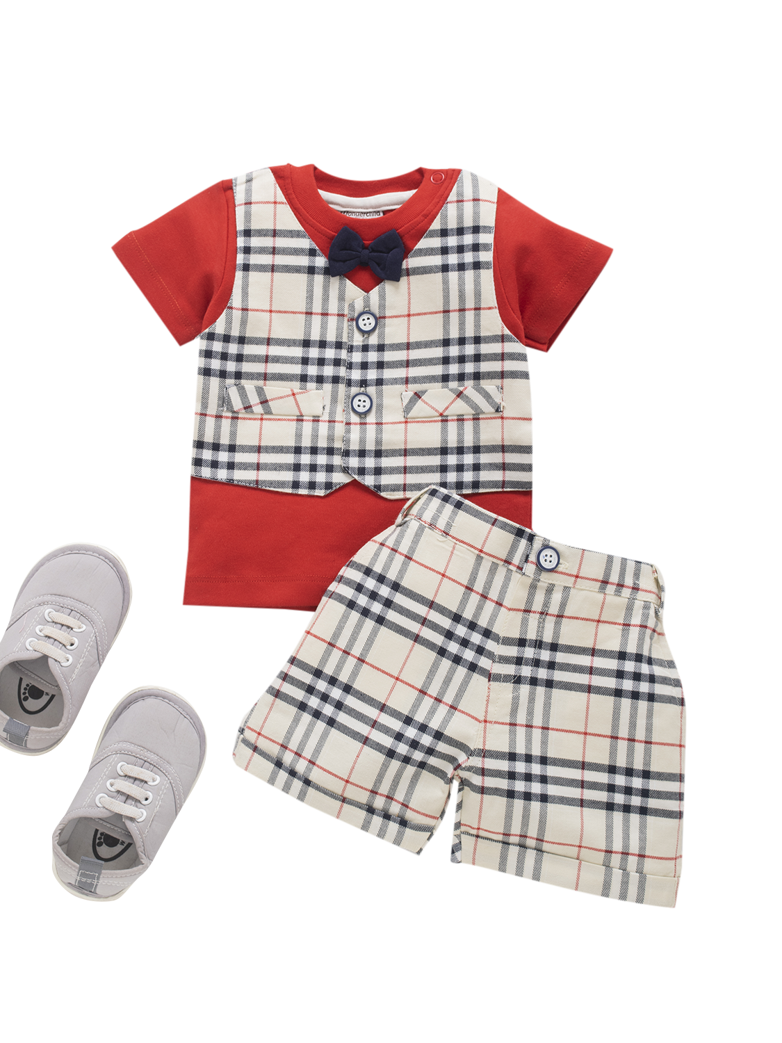 Boys Fancy Tshirt short Set