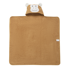 Hooded Towel Monkey Brown