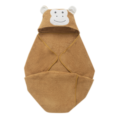 Hooded Towel Monkey Brown