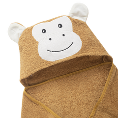 Hooded Towel Monkey Brown