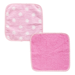 6Pc Wash Cloth Set - Pink