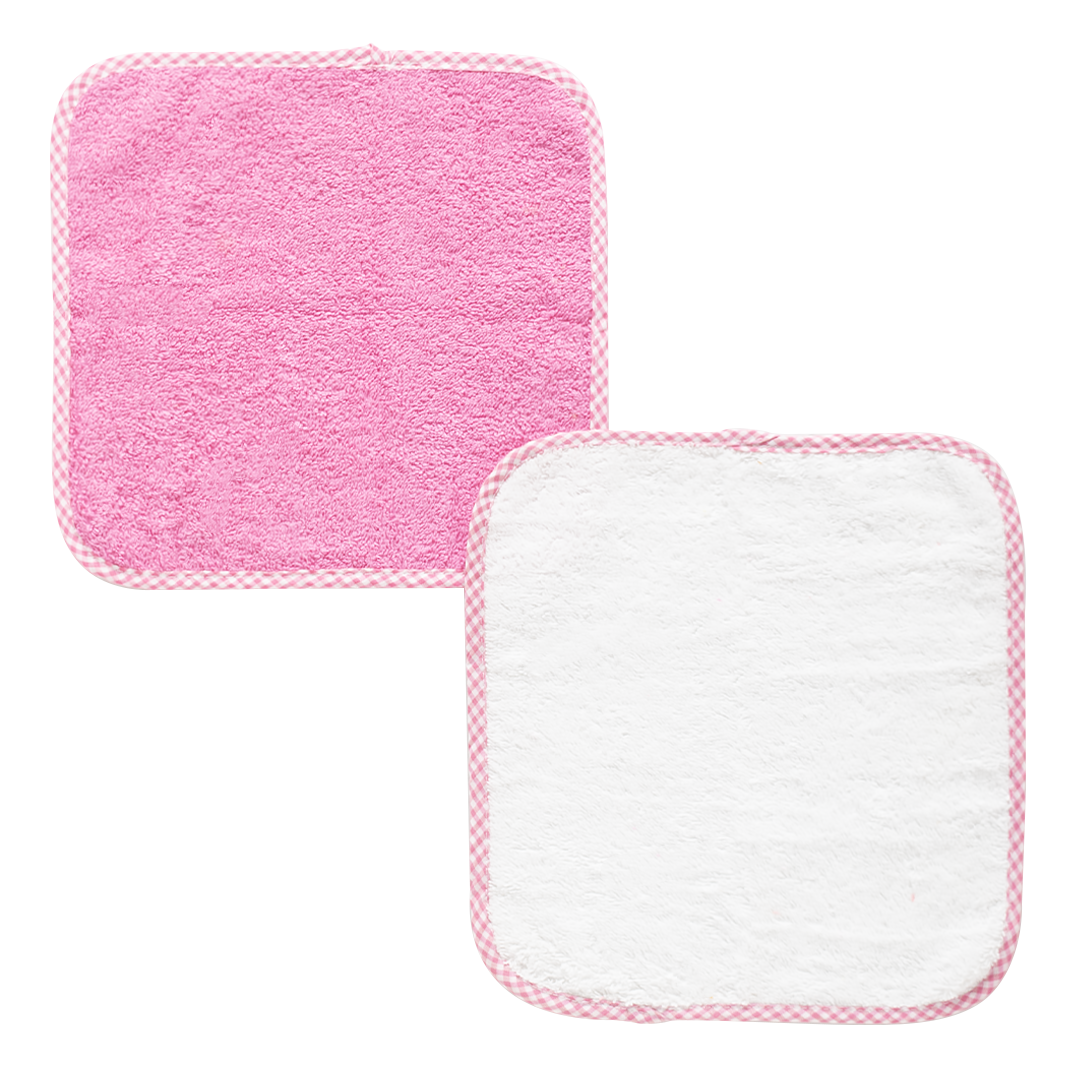 6Pc Wash Cloth Set - Pink