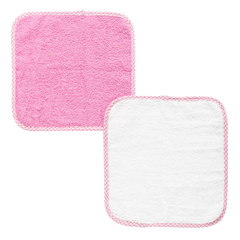 6Pc Wash Cloth Set - Pink