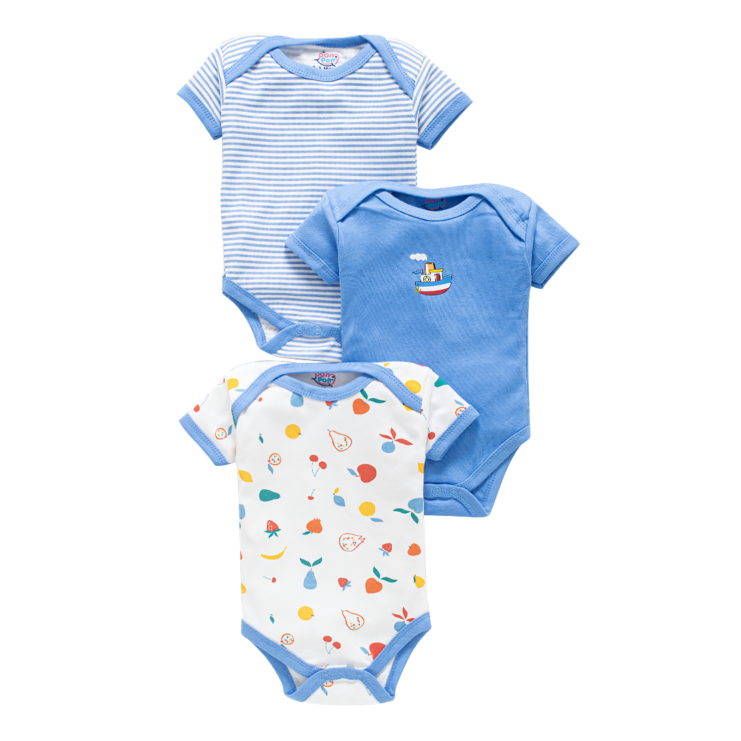 Half Romper Pack of 3