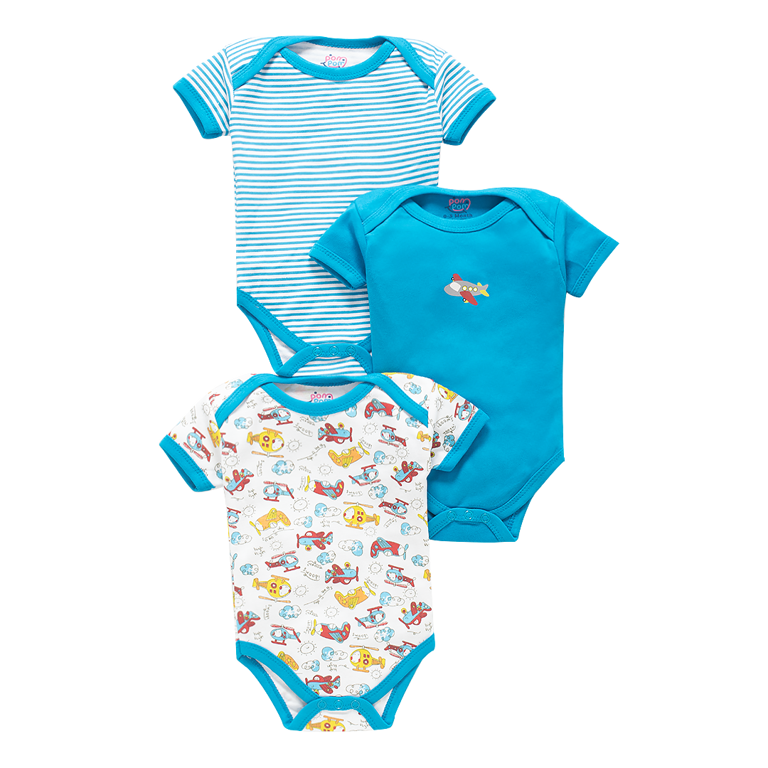 Half Romper Pack of 3