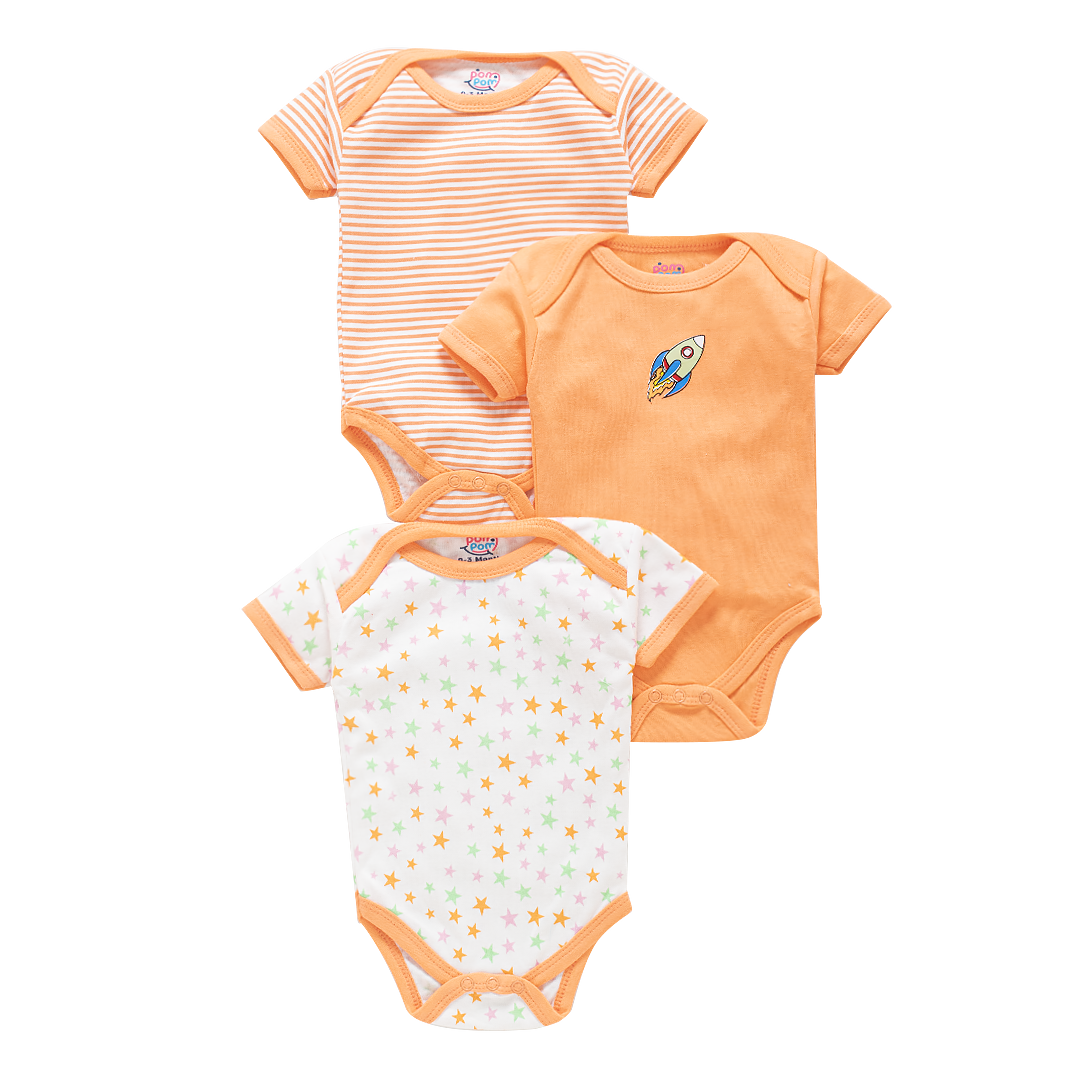 Half Rompers pack of 3