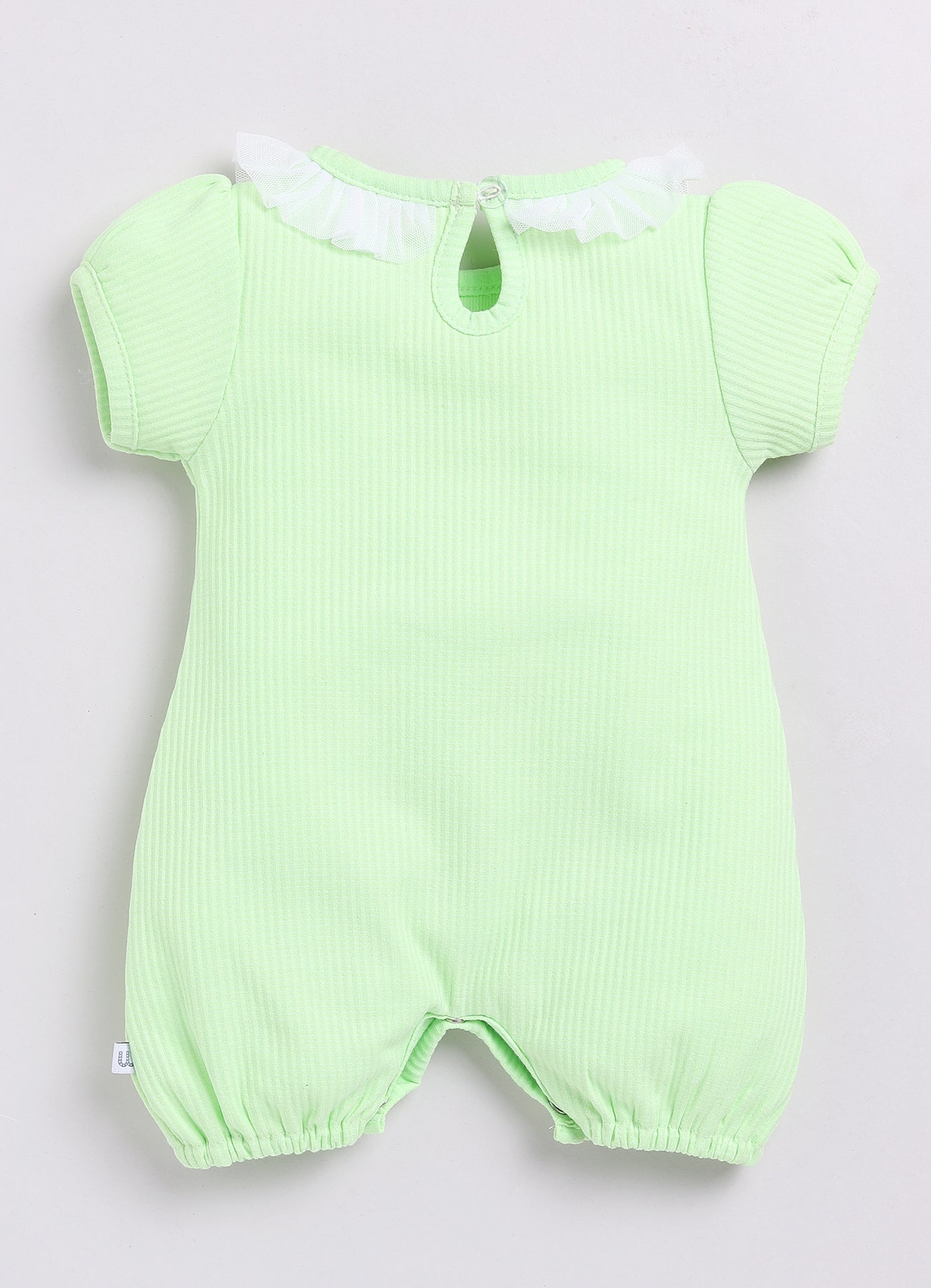 Girls romper green duck