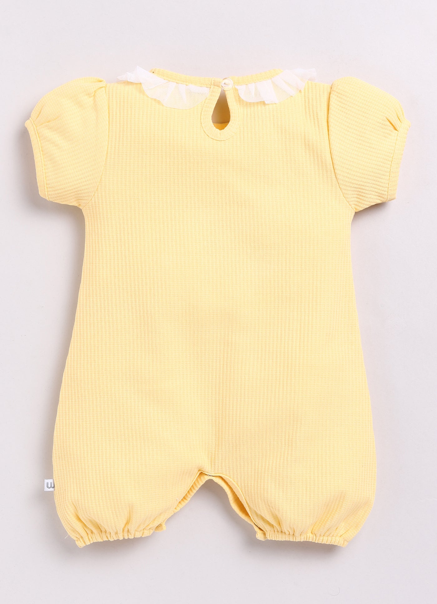 Girls romper yellow chick