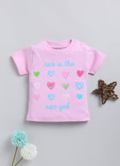 Girls heart t-shirt - pack of 2