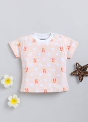 Girls peach t-shirt - pack of 2