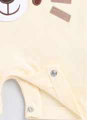 boys romper peach