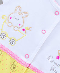 Girls Romper Yellow Bunny