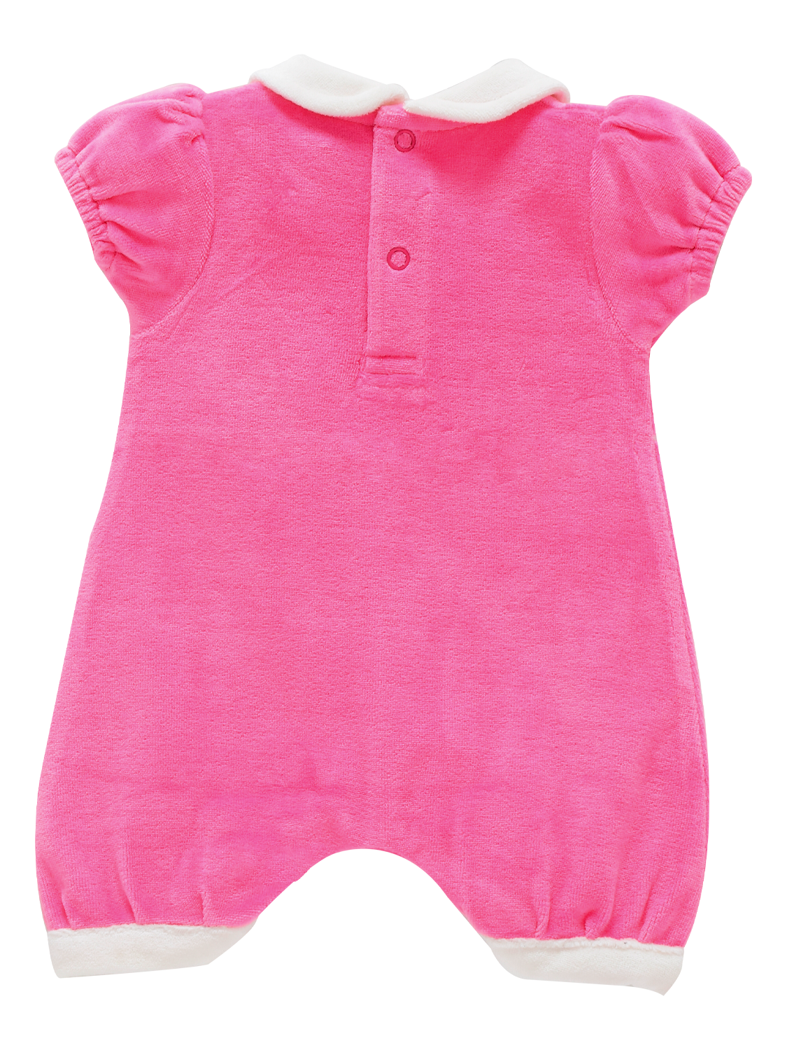 Girls Romper Pink Teddy