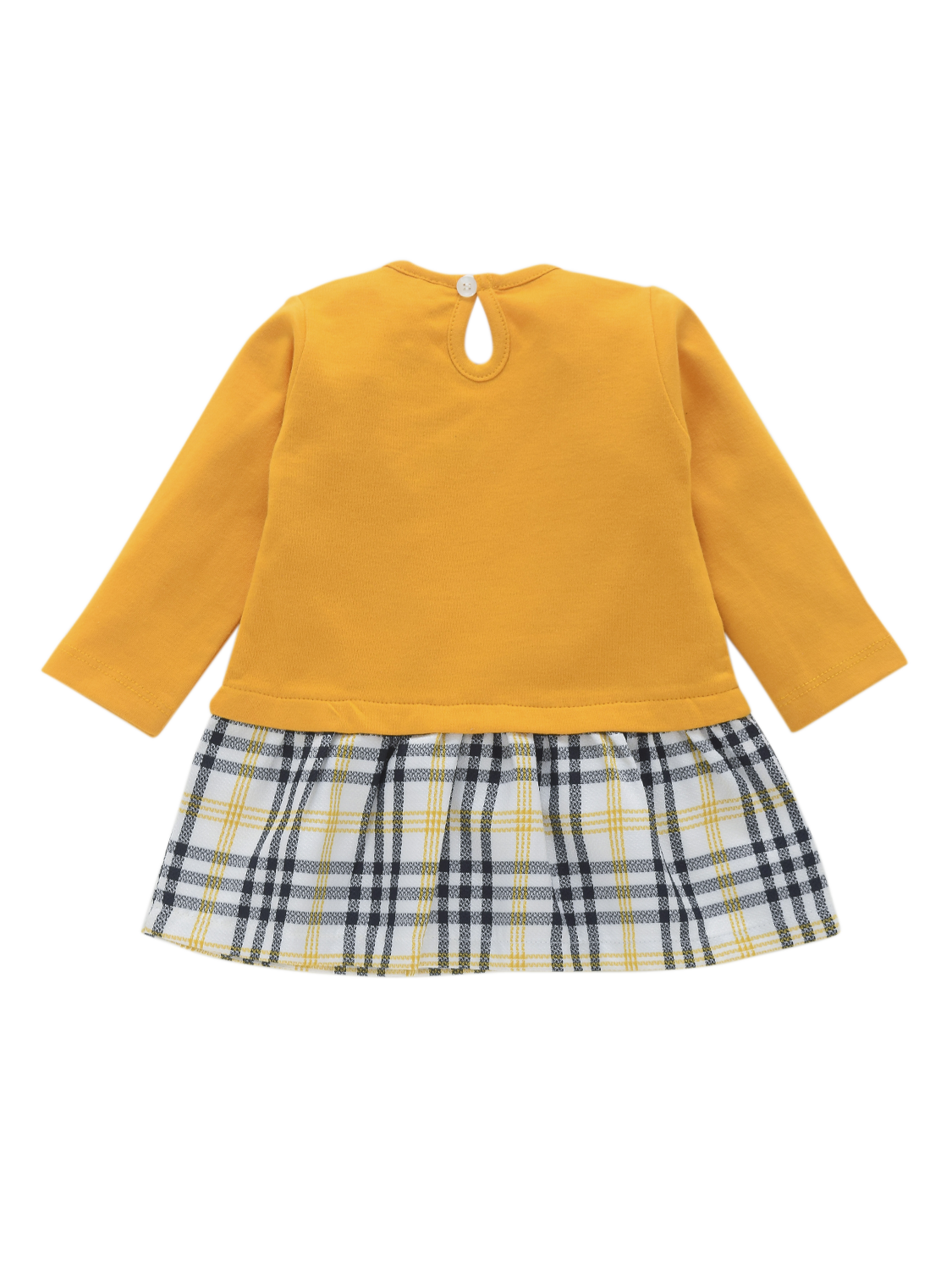 girls frock yellow