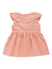 Girls A line dress peach