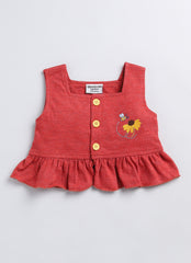 Girls T-shirt shorts set - sunflower