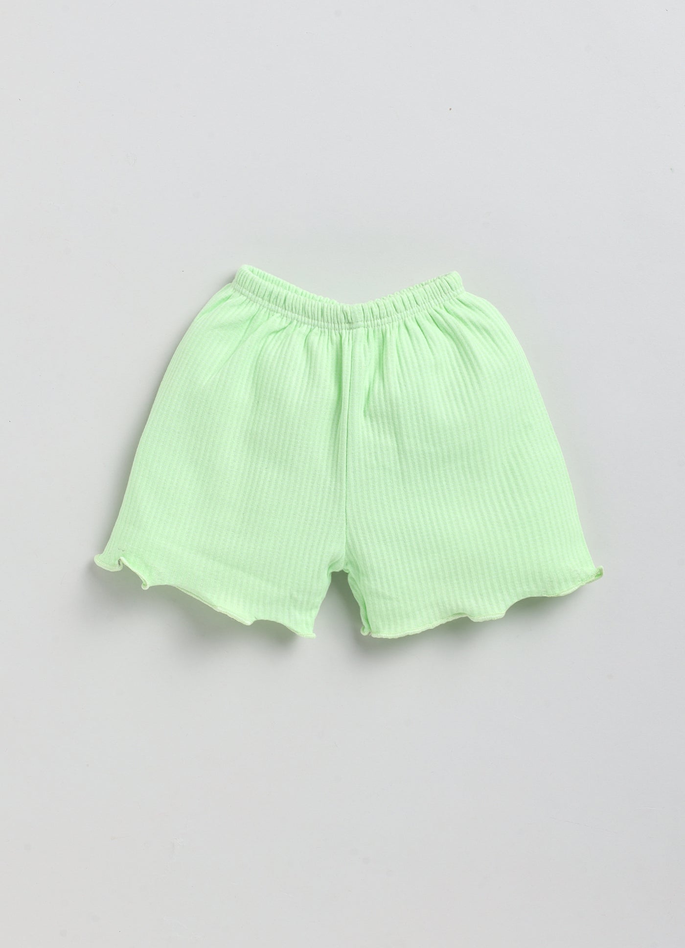 Girls SS top and shorts - mint - set of 2