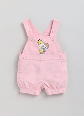 Girls dungaree - giraffe