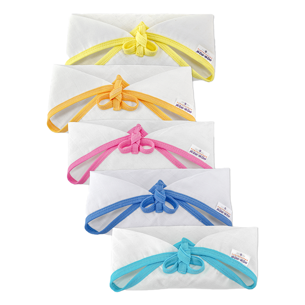 Tie up Triangle Cotton Nappies / Langot - WCP - Pack of 5 Success