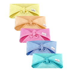 Tie up Triangle Cotton Nappies / Langot - Colour - Pack of 5