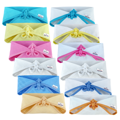 Tie up Triangle Cotton Nappies / Langot - Combo - Pack of 12