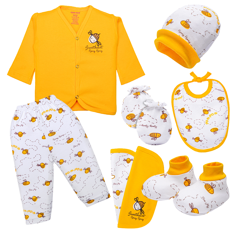 New Born Baby Gift Set Yellow