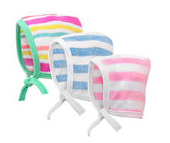 New Born Printed Cap Stripe - Pack of 3